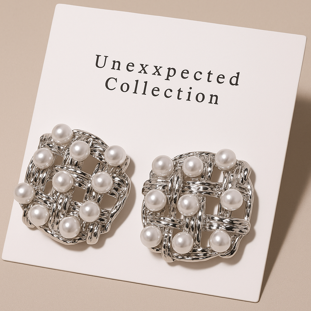 Pearly Earrings (Silver)