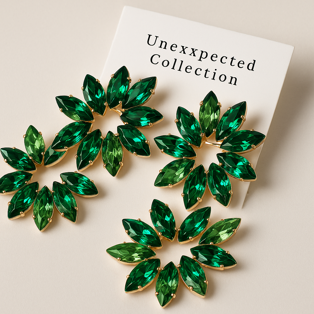 Different Shades of Green Earrings