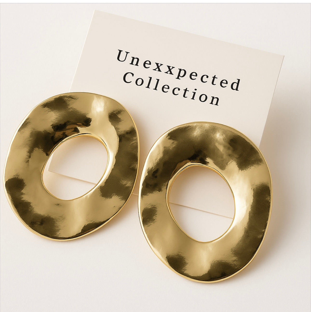 Circled Gold Earrings